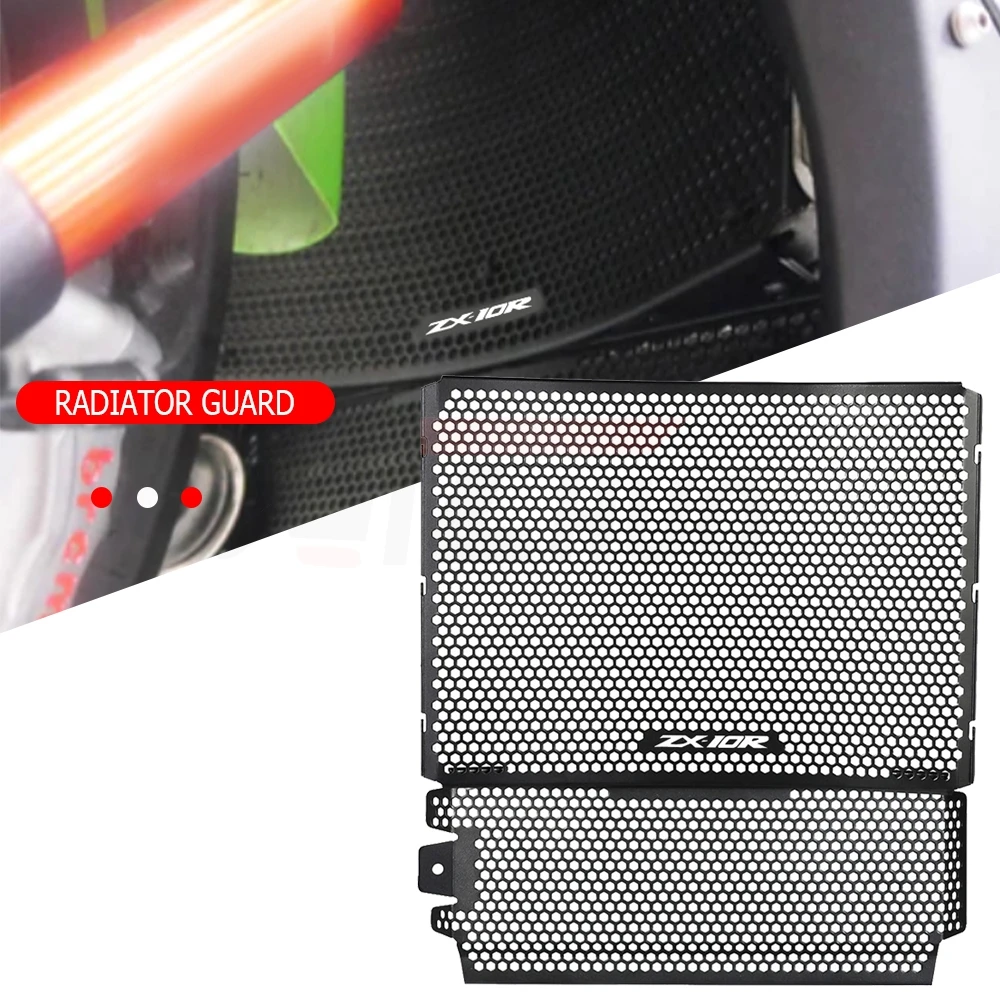 

FOR Kawasaki Ninja ZX-10R ZX 10R ZX10R ZX10RR ZX-10RR 2021-2025 2026 Motorcycle Radiator Grille Guard Protector Cover Protection