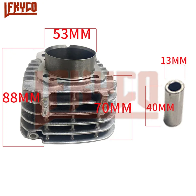 Motorcycle 53mm Engine Cylinder 110CC Piston Gasket Kit Motor for Honda KWB110 WAVE110 Suzuki REVO110 WIVE110 Motoblock ATV Part