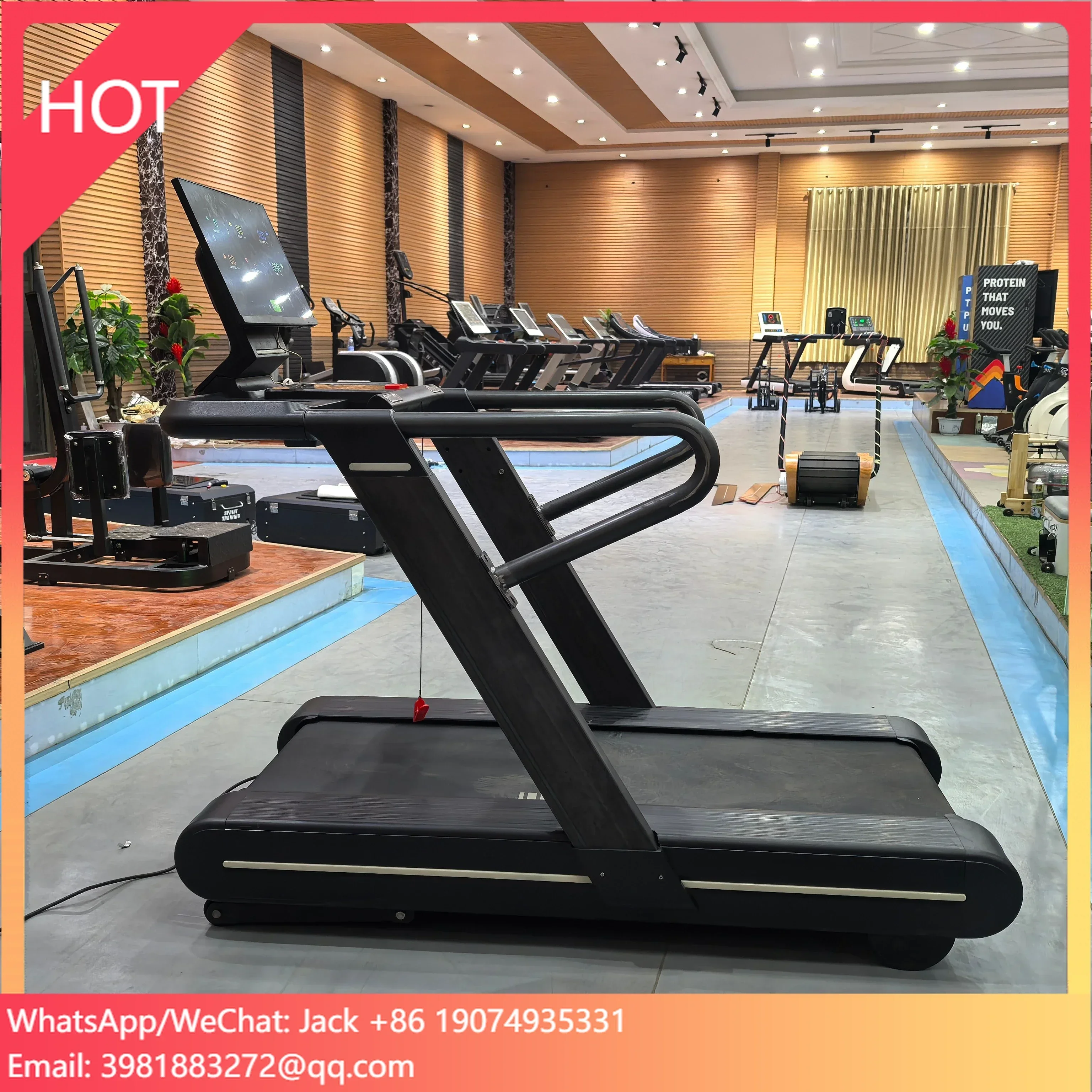 Factory Commercial Treadmill Fitness Gym Equipment Cardio Training LDT-1860C Running Machine Commercial Electrical Treadmill