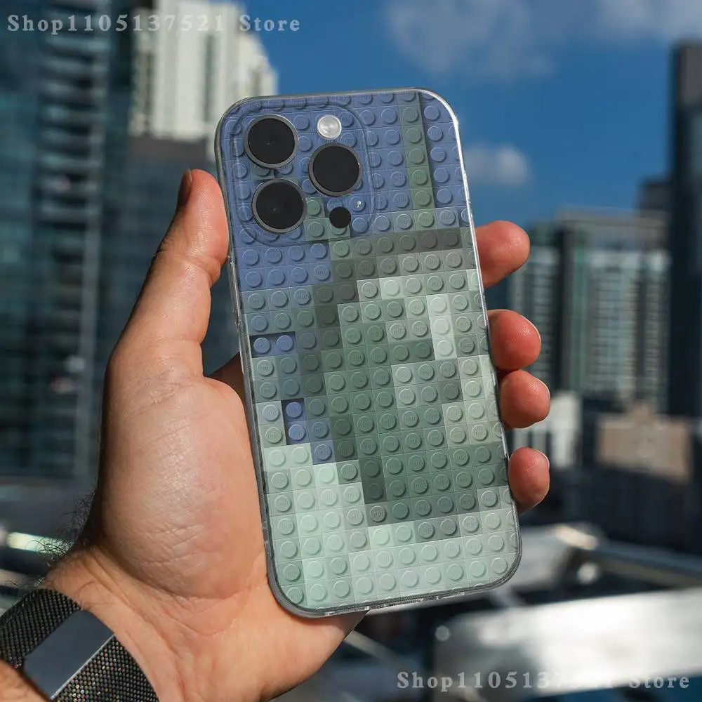 حافظة لهاتف آيفون 17,16,15,14,13,12,11 Pro,Max,Plus,X,XS,XR,SE4,E غطاء ناعم شفاف صغير