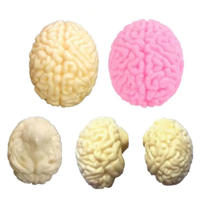 1Pcs Funny Simulation Brain Pinch Toys Three-dimensional Brain Model Soft Curiosity Small Toys Adult Children Stress Relief Toys