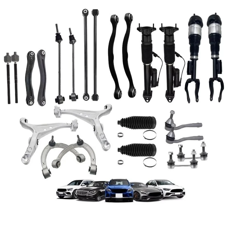 24Pcs Suspension Kit Shock Absorber Control Arm Sway Bar Link Tie Rod for W166 GL ML