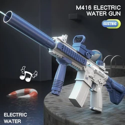 M416 Electric Water Gun Toy, Brinquedo de tiro, Automático, Summer Beach Shoot, Diversão ao ar livre, Squirt Toy, Quente, Pistola, 2024