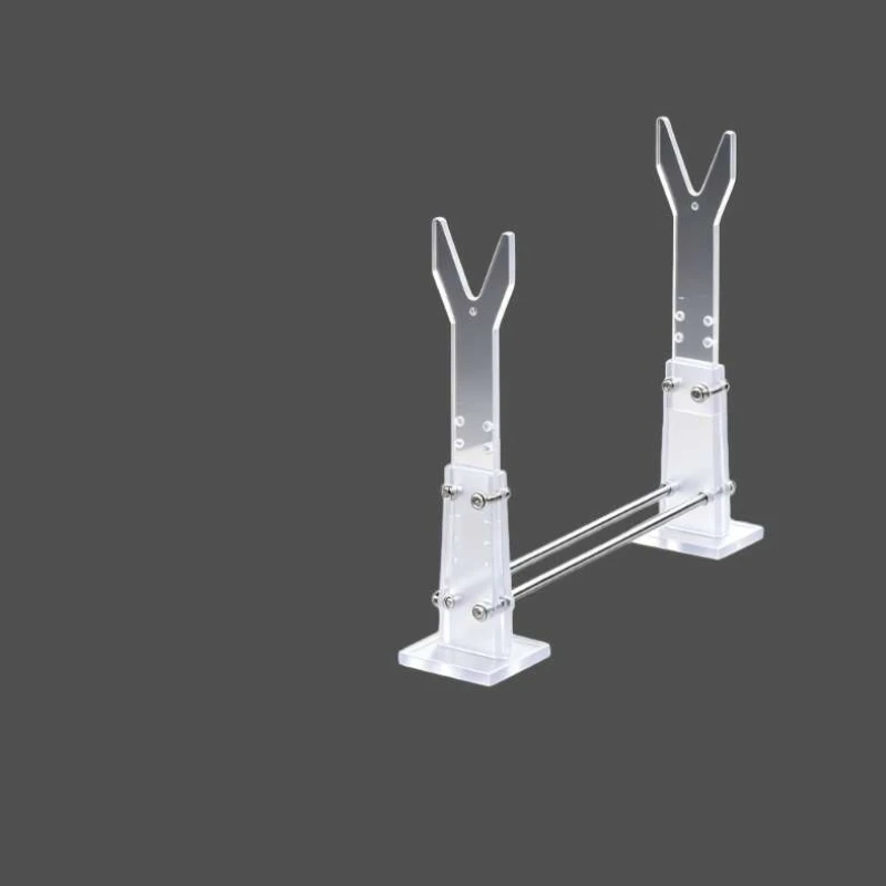 Removable Transparent Acrylic Model Display Rack, Stainless Steel Fastener Reinforced Desktop Decor Ornament Exhibition Holder
