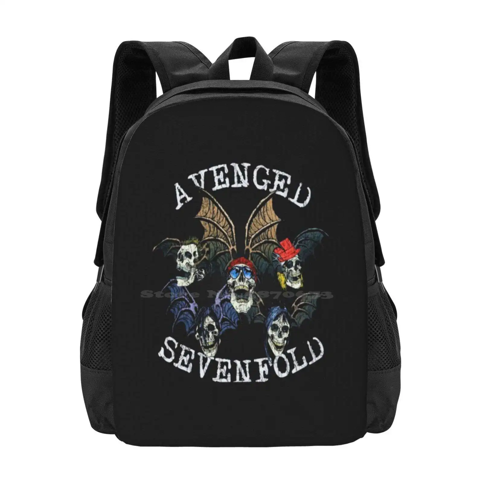 Школьные ранцы 04Rondoteles Avenged Sevenfold, дорожный рюкзак для ноутбука 04Rondoteles Avenged Sevenfold