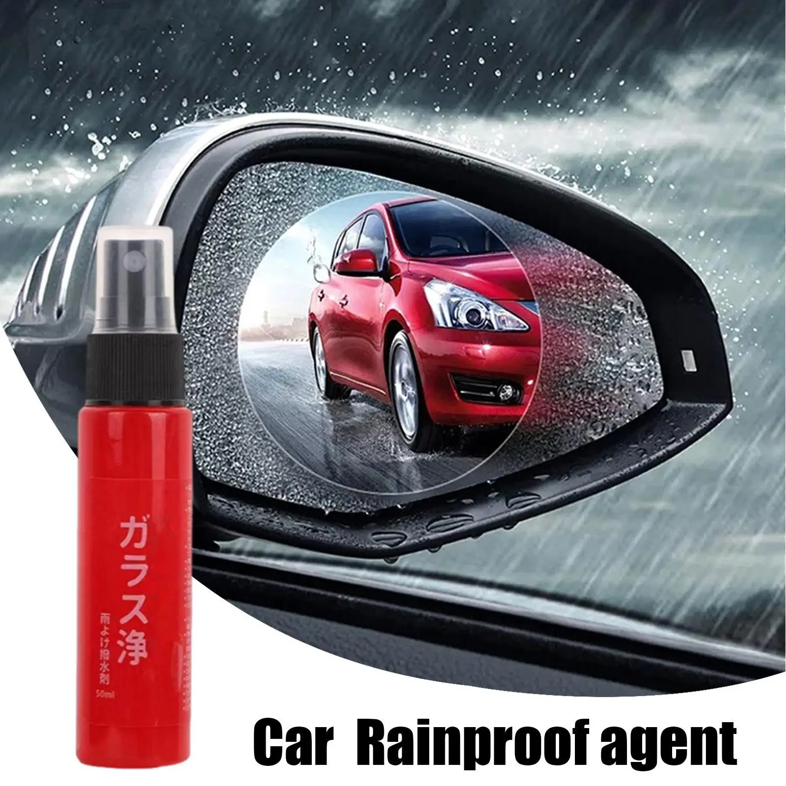 Car Glass Anti-Rain Water Repellent Spray Nano Hydrophobic Coating Waterproof Agent Oil Film Remover Auto Windshield Cleaner