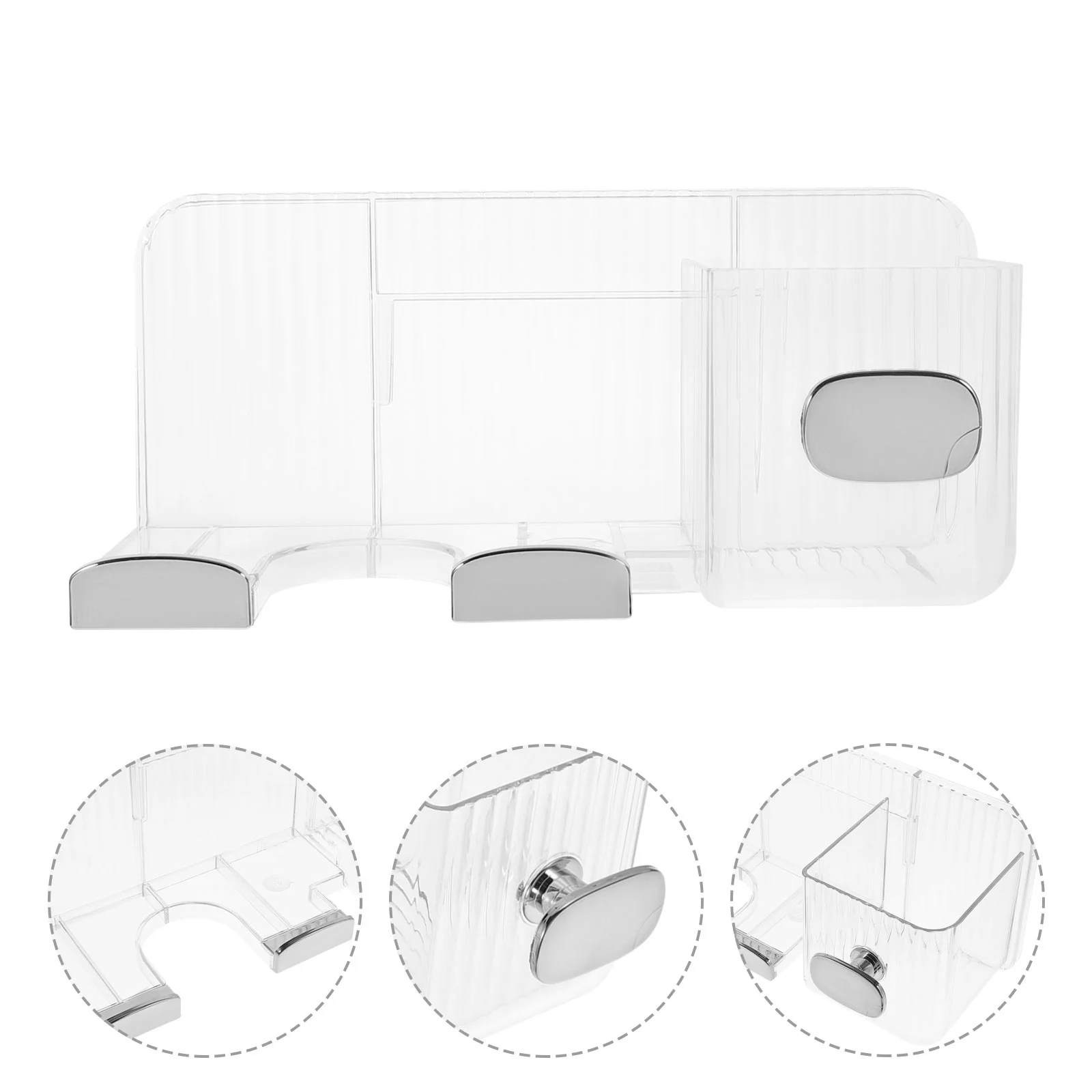 

Sink Hair Dryer Rack Blow Holder Wall Mounted Bracket Electric Clothes Plastic Straightener