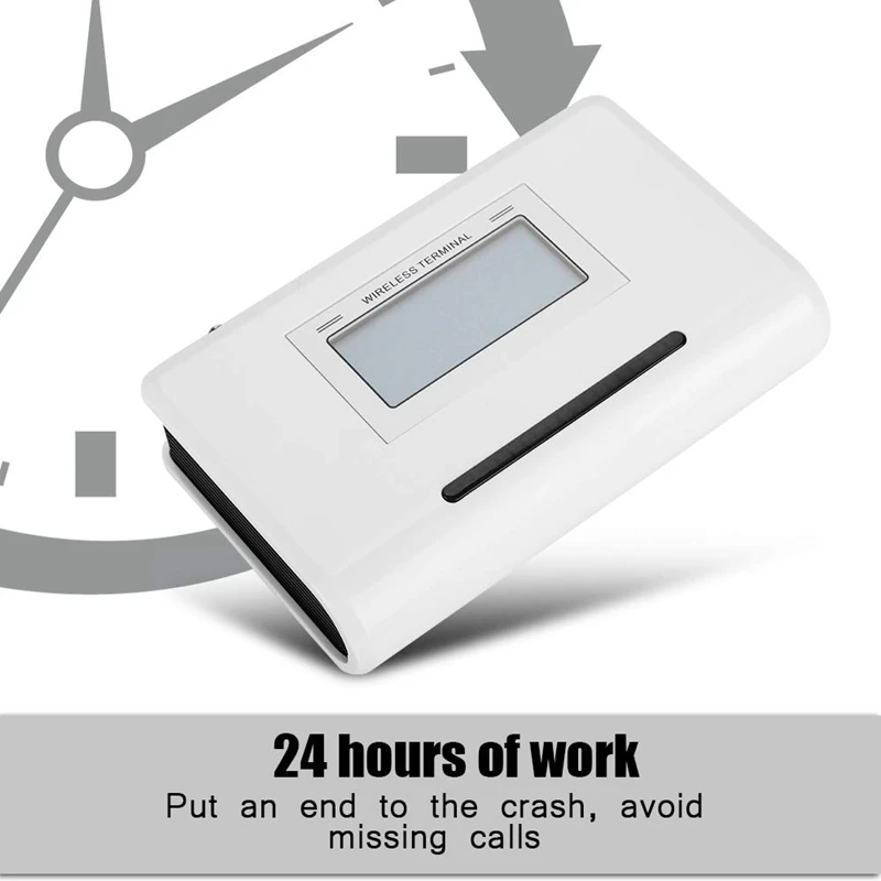 4G Wireless Terminal DTMF For Desktop Landline Phone Audio Cassette Cellular Card Fixed Phone With Screen Spare Parts (EU Plug)