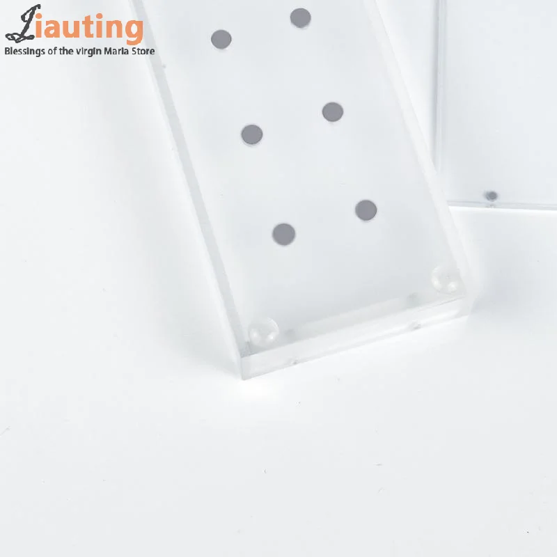 Caja de almacenamiento de pestañas, placa magnética para extensión de pestañas, organizador de maquillaje de pestañas postizas multifuncional, soporte para pestañas de paleta acrílica