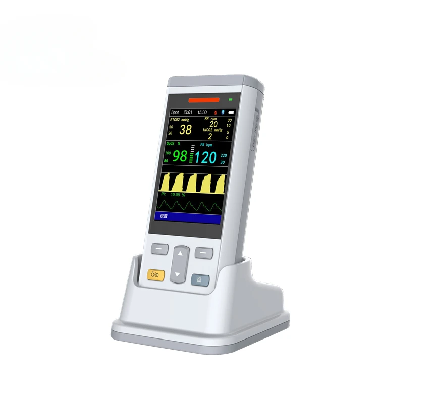 

Handheld Mainstream Capnograph etco2 with spo2 test