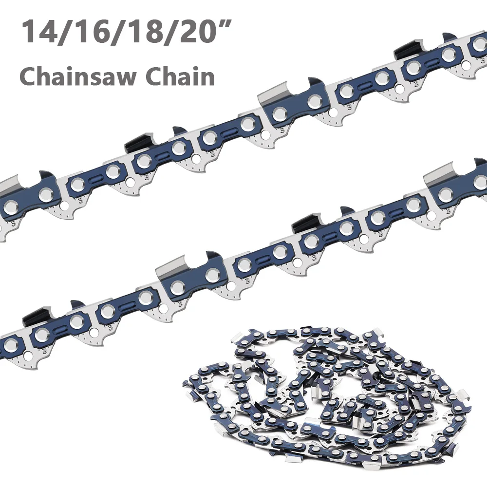 14/16/18/20Inch Chainsaw Chain #65 Manganese Steel 3/8