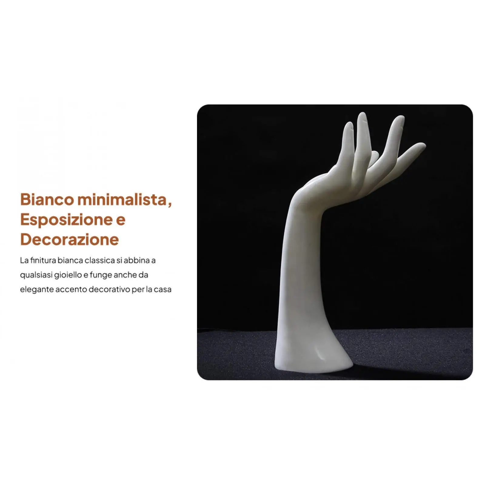 

Female Mannequin Hand Decoration Jewelry Bracelet Ring Watch Gloves Display Holder for Stores Showcase Model Art Supply