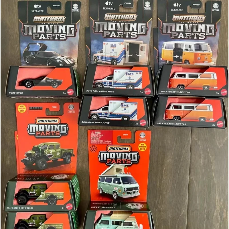New Hot Genuine Matchbox 70th Anniversary Series Moving Parts Diecast Car Model Collectible Alloy Vehicle Display Collec Toys