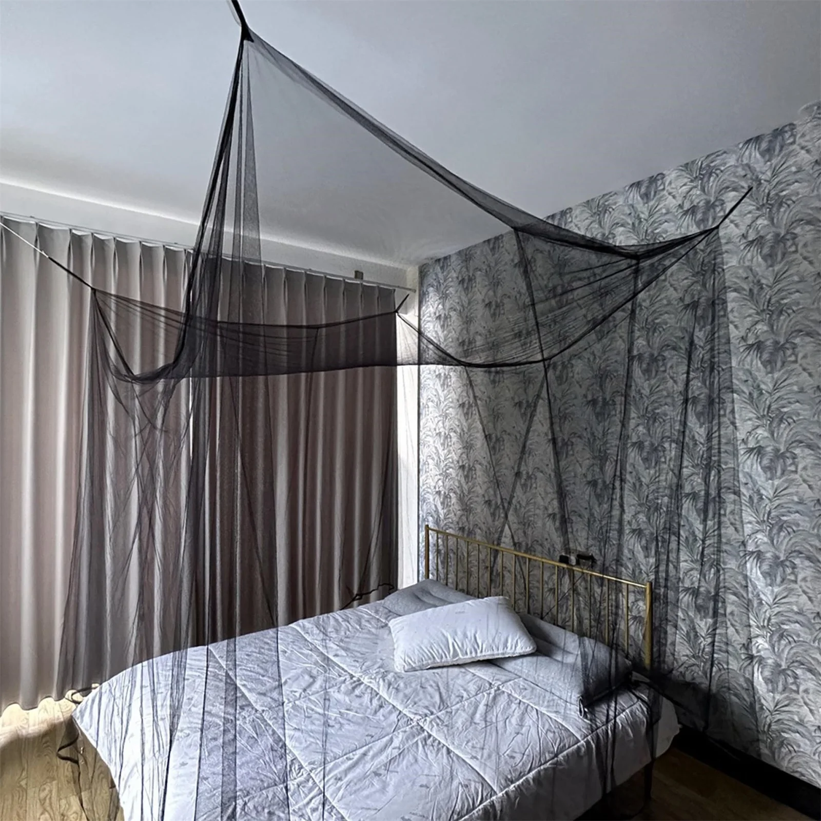 ناموسية محمولة وخفيفة الوزن مع شبكة دقيقة للمغامرات الخارجية مثالية للتخييم والمشي لمسافات طويلة والسفر