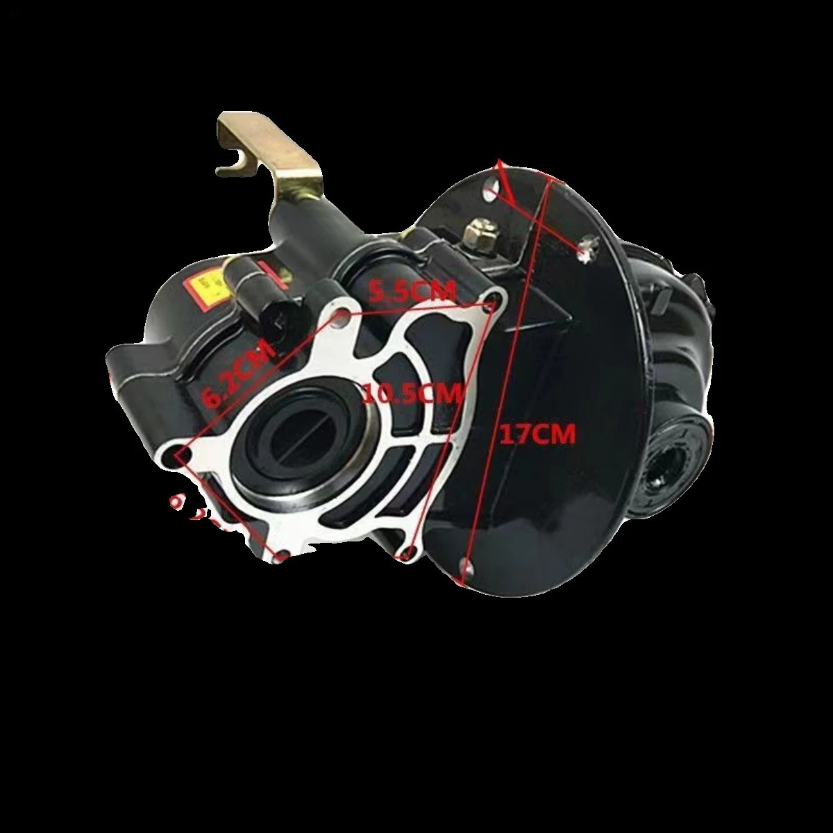 Three or four wheel electric vehicle integrated 16/18 tooth pack differential for high and low speed gears