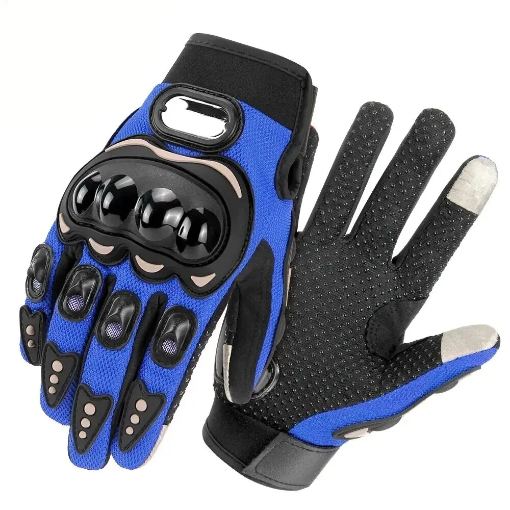 Four Seasons Motorcycle Gloves Men Lady Touch Screen Motocross Breathable Racing Gloves Motorbike Bicycle Cycling Riding Glove