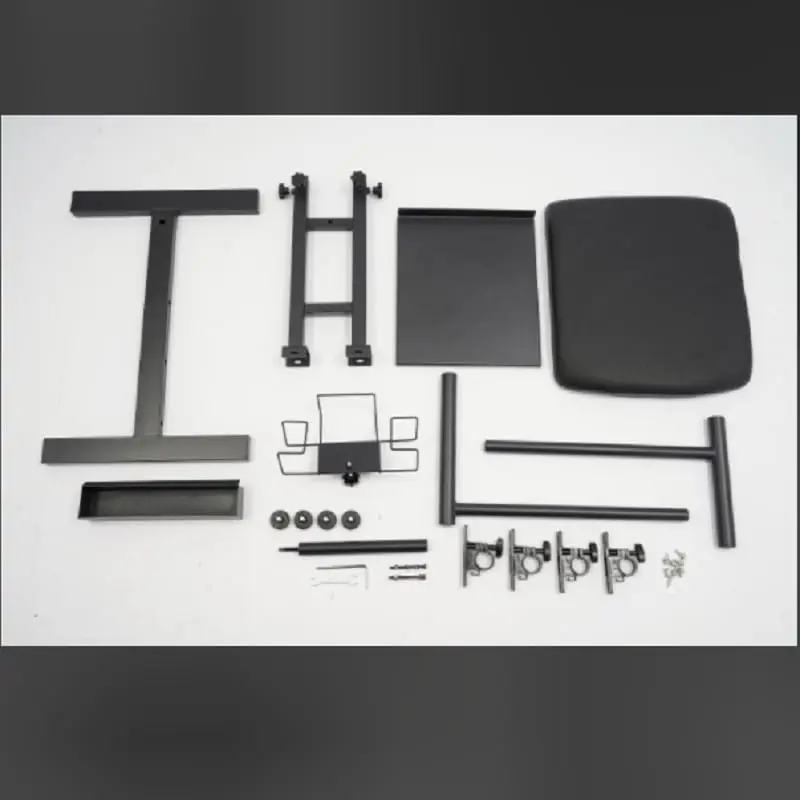 Подставка для татуировки Cncest с верстаком, подставка для татуировки на подлокотнике, регулируемая высота и кожаная мягкая подставка для тату-студии Ta