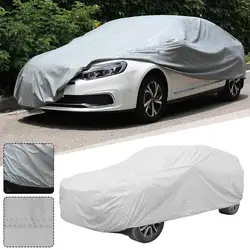 Universal Car Cover UV Protection Sun Cover Sunshade Waterproof Dustproof For Sedan Scratch-Resistant Sedan Suit SUV Car To P7E5