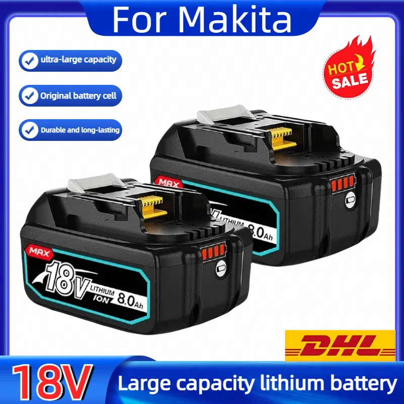 

100% Original 18V Battery compatible For Makita 18V Power Tools DDF487 DTW700 DGA404 DHP487 DTD173 Lithium battery replacement