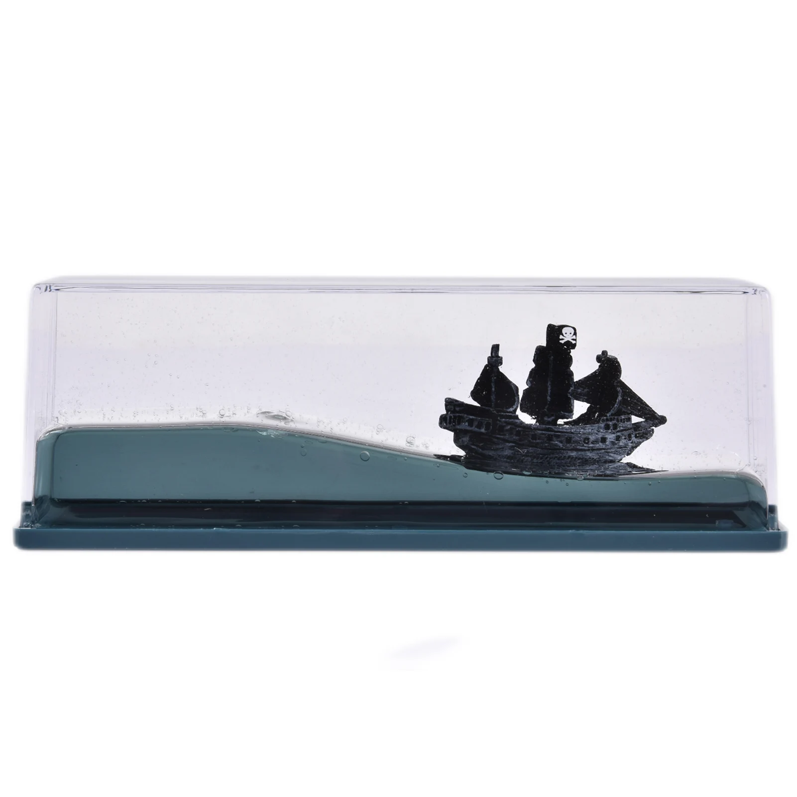 Cruise Ship Fluid Drift Bottle Eco-Friendly Acrylic Cruise Ship Fluid Model Black Pearl Pirate Ship Cruise Ship Fluid Drift