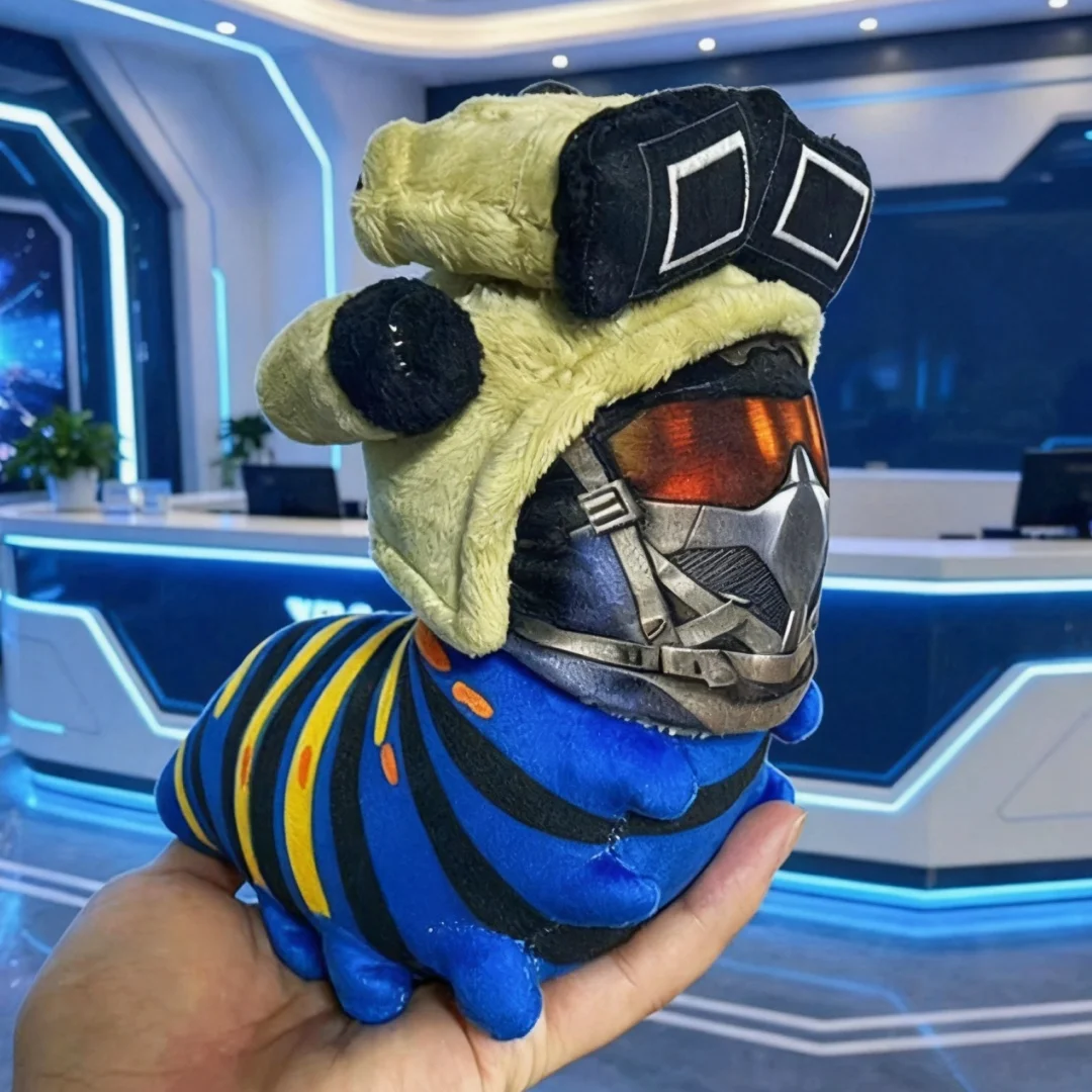 Wurm Viktor Plüschtier Weiches Stofftier Delta Force Spiel-Meme-Plüschfigur für Kinder Fans Sammlerstück Geburtstagsgeschenk Heimdekoration