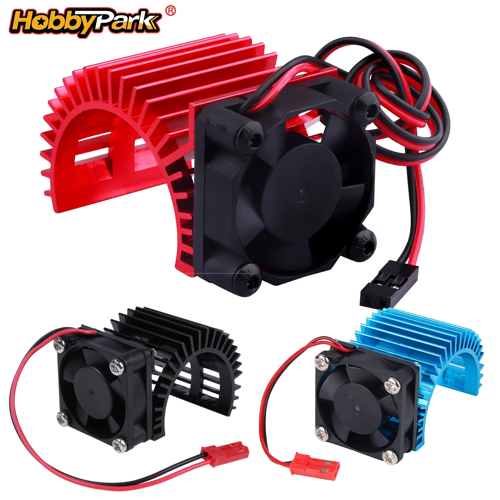 HobbyPark RC-Motor-Kühlkörper-Lüfter 540 550 Ersatz DC 5-6V für RC Crawler Truck Bürstenloser Bürstenmotor