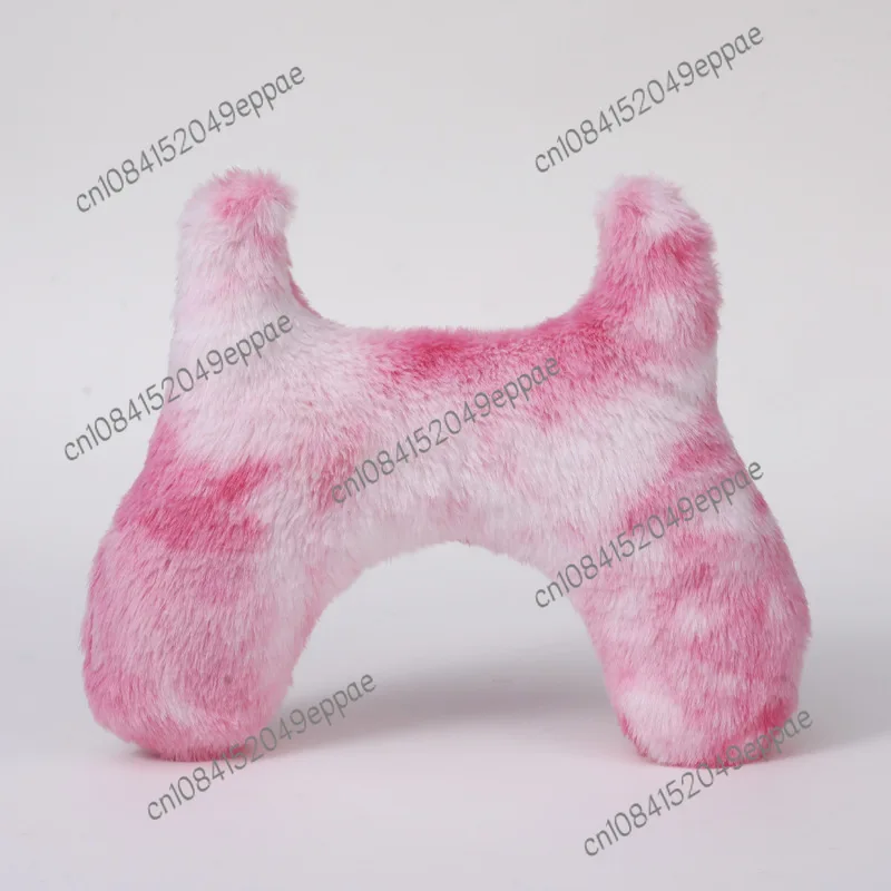 Super Soft Tie-Dyed Plush Cat Pillow