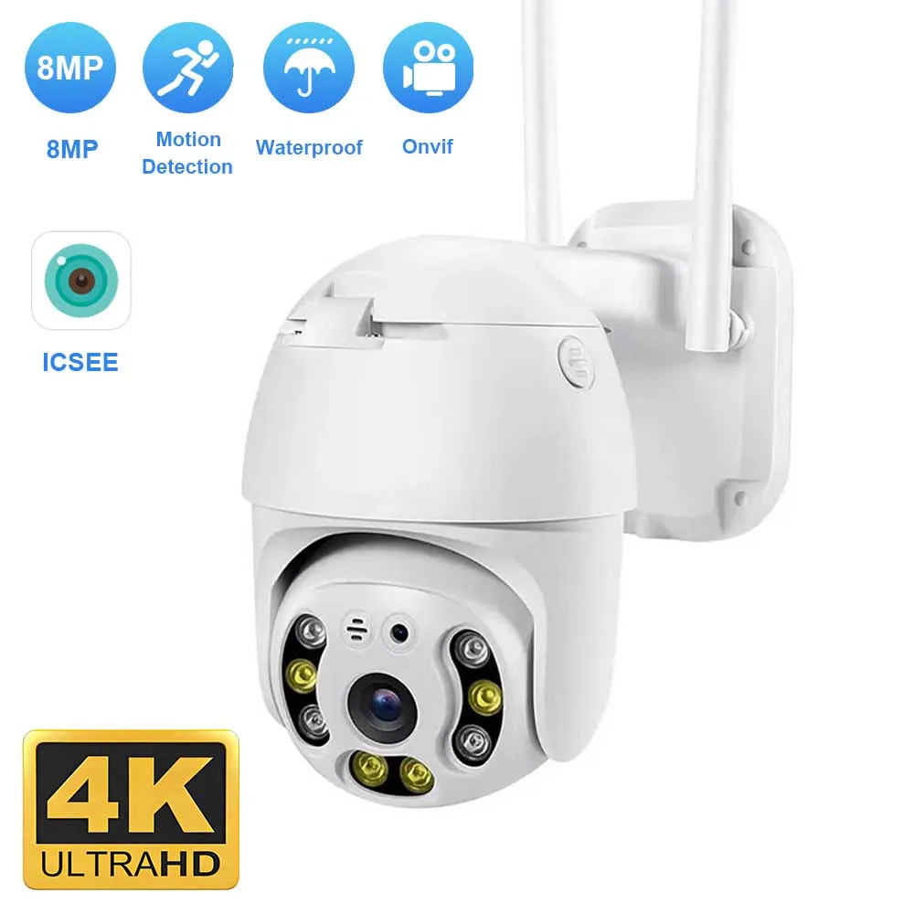 

4MP 3MP P2P CAM PTZ IP 2MP Camera ICsee Outdoor 4XZoom Digital CCTV Camera Human Detection Security Video Surveillance Camera