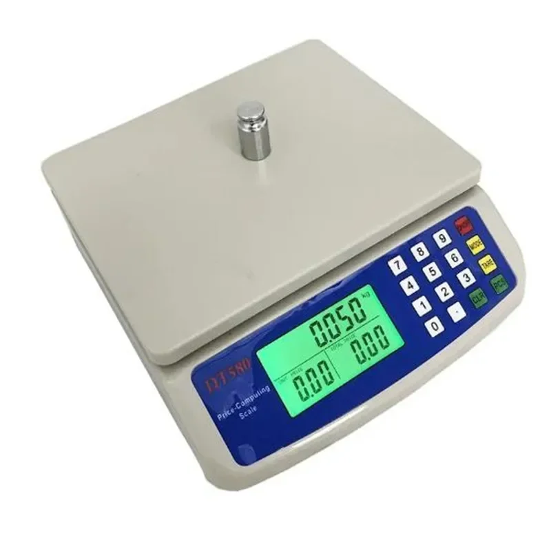 Business 30kg/1g Digital Package Postal Floor Scale Electronic Weighing Food Luggage Platform Scale