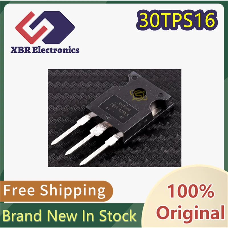 (2/20 pieces) 30TPS16 Unidirectional Thyristor 30A/1600V Transistor TO247 Brand New Genuine Product In Stock