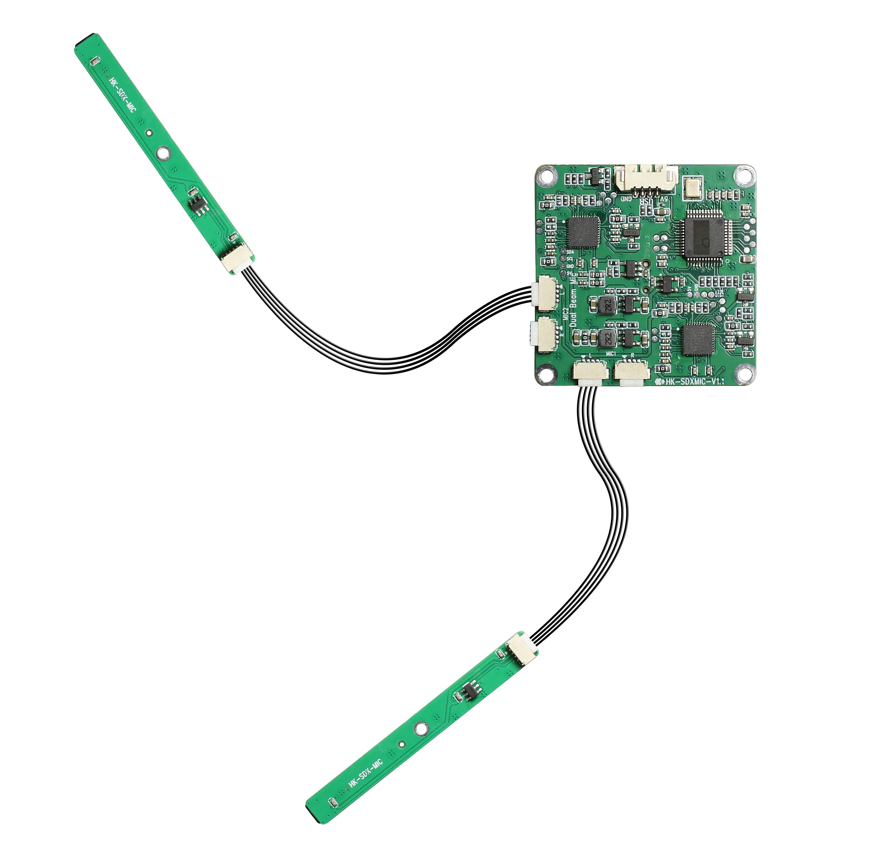 sdxmic-v11-dual-directional-microphone-array-4mic-usb-pickup-for-counter-service-voice-separation