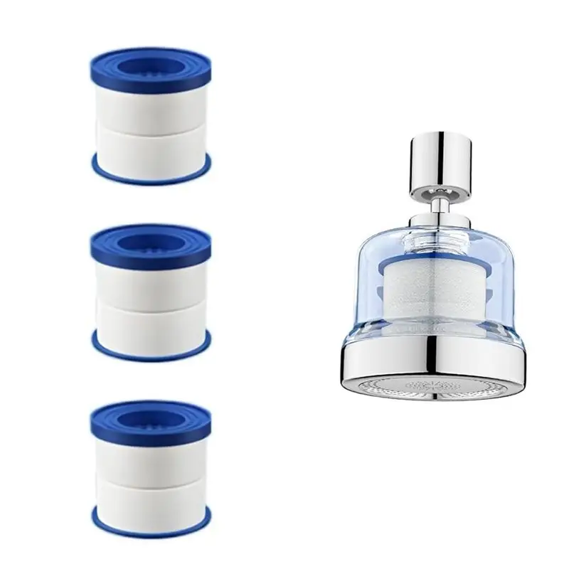 

Новый фильтр для воды AA14 для кухонной мойки, вращающийся фильтр для смесителя с 3 сменными фильтрами для кухни и ванной комнаты