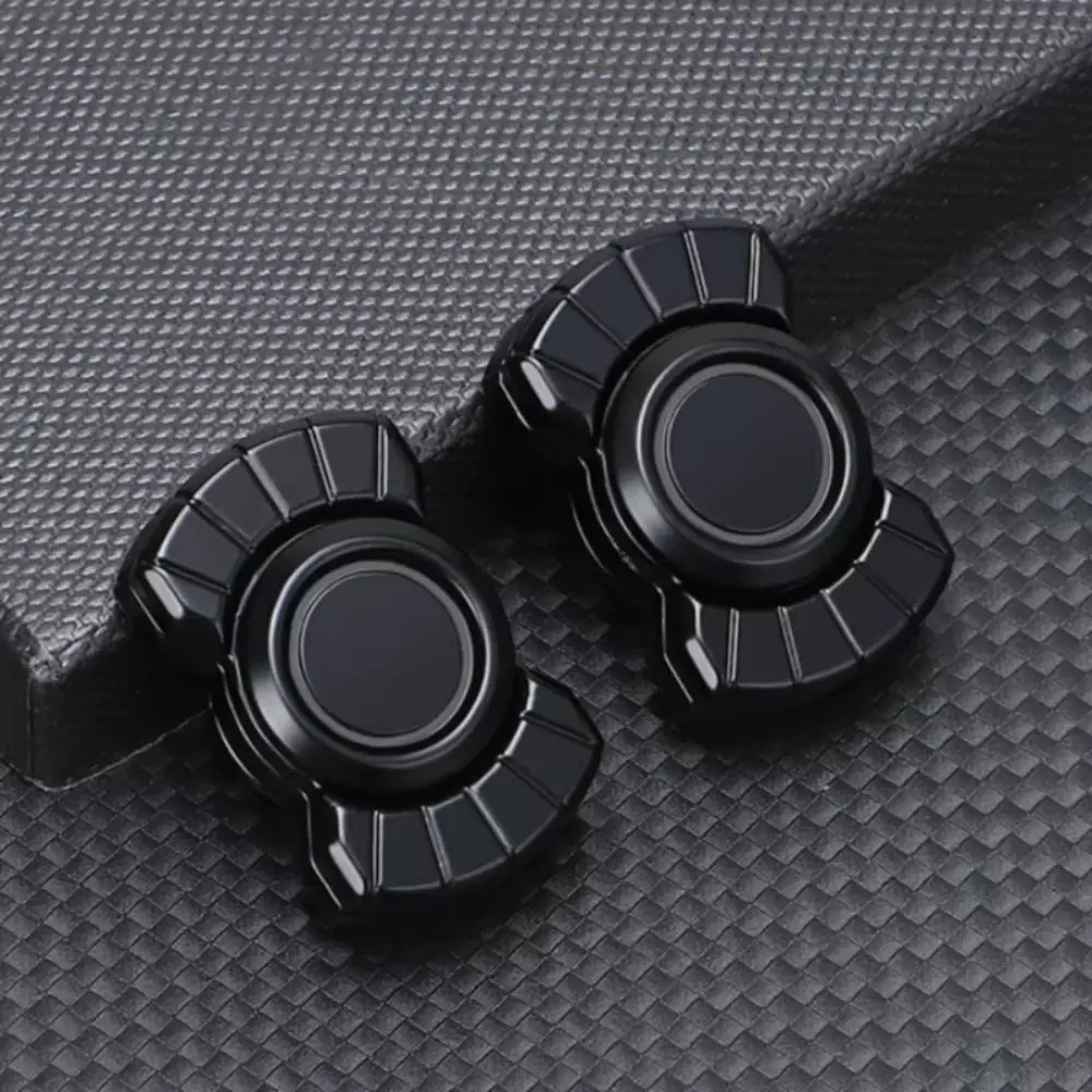 Multiple Play Magnetic Fidget with Click Button Spinning Top Adult Fidget Spinner 3 in 1 Alloy Material Hand Spinner