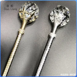 Crystal Ball Magic Little Girls Wand Scepter King Cane Child Princess Fairy Stage Cetro