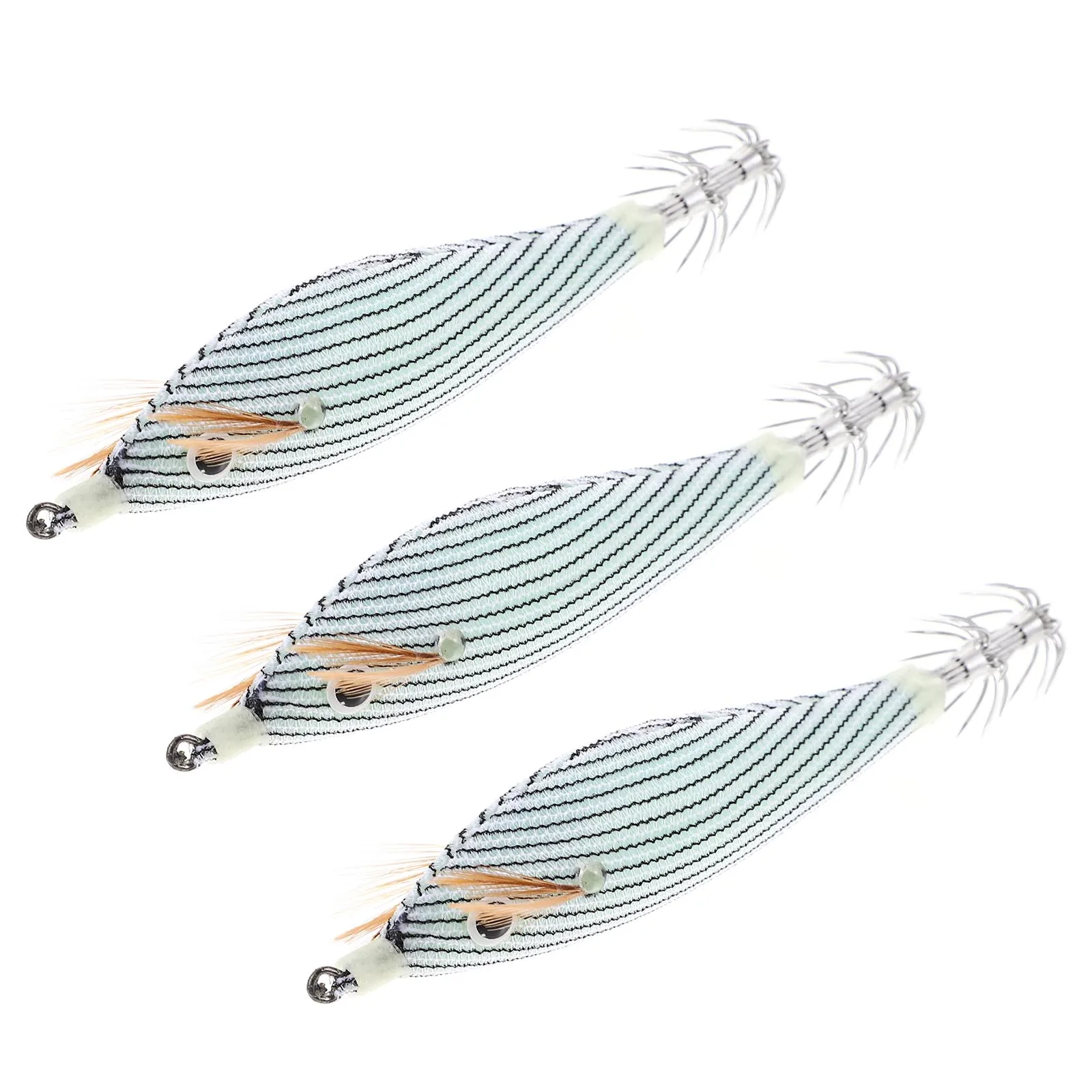 

3 Pcs Realistic Fish Shaped Fishing Fish Shaped Fishing Bait Bait Hook for Freshwater Bass Spinners Reusable Gifts