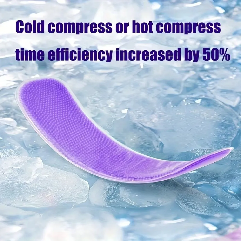 Hot Cold Dual Use Perineal Cooling Pad Flexible Gel Bead Reusable Postpartum Cooling Pad Skin Friendly With Cloth Cover