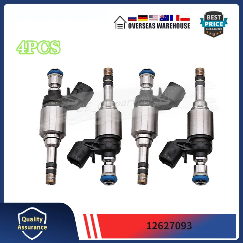 

4 шт. топливная форсунка 12627093 Подходит для 2015-2016 GMC Canyon Chevrolet Malibu Limited Colorado Impala Cadillac ATS 2.5L