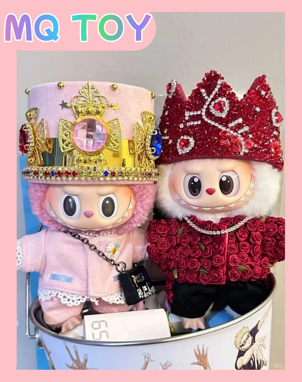 

Та же, как Wacky Mart для Labubu, аксессуары для одежды, комплект 17 см, подвеска второго поколения, плюшевый костюм куклы, детский подарок
