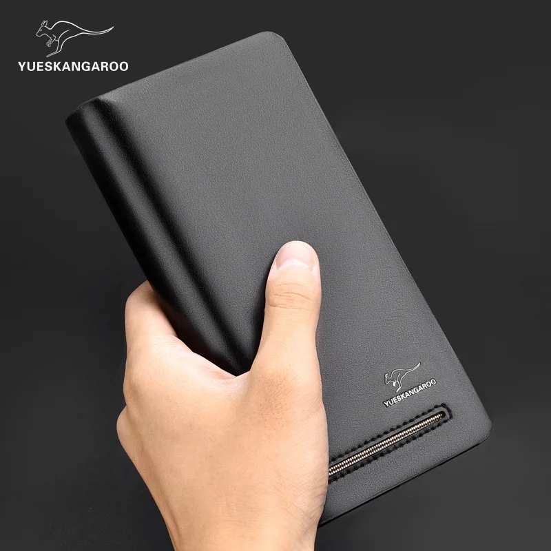 

Мужская ручная сумка-кошелек с несколькими отделениями, модное хранилище для мобильного телефона большой емкости, многофункциональный кошелек