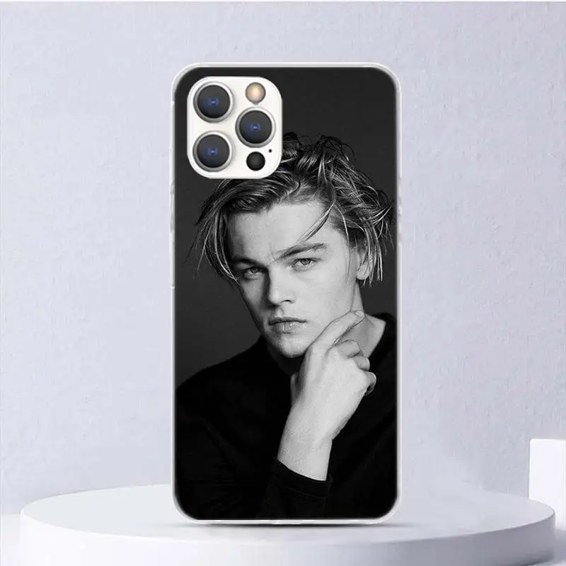 Leonardo Dicaprio Young Soft Case For iPhone 16 15 Plus 11 12 13 Mini 14 Pro Max Apple Phone Cover X XS XR SE 7 8 SE Coque 11 12