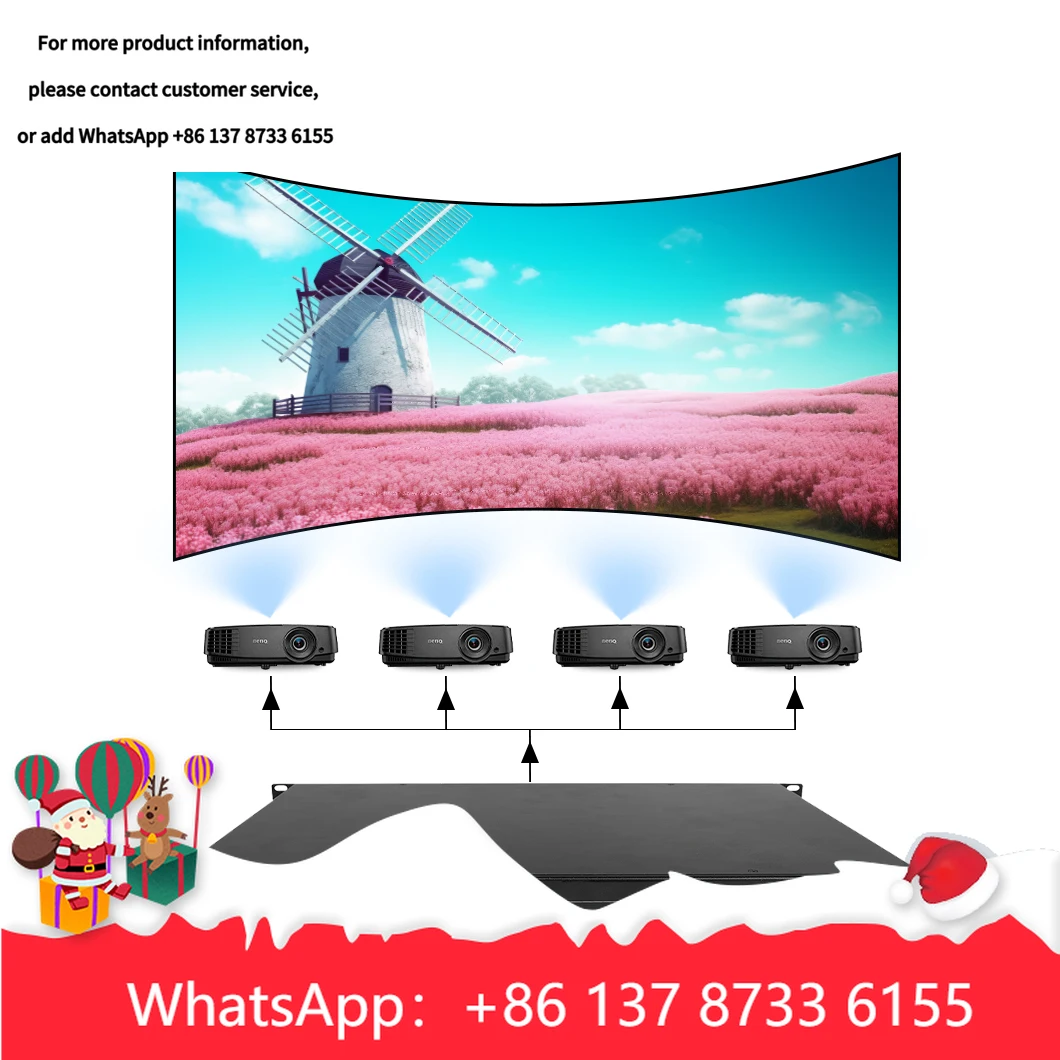 

4K Multi-Projection Sync Passive 3D Fusion Pro AV Warping & Blending & Geometric Correction Processor