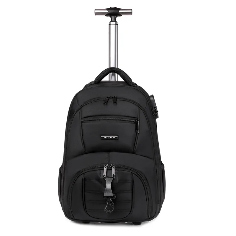 Nieuwe Schouder Trolley Rugzak Mannen En Vrouwen Grote Capaciteit Bagage Tas Business Trolley Reiskoffer Tas Boarding Case