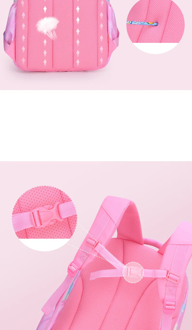 Mädchen-Schulrucksack, Rucksack für Teenager, Frauen, Kinder, weiblich, rosa, Schultasche für Grundschule, weiterführende Schule, Teenager, Kinder – Detail 32