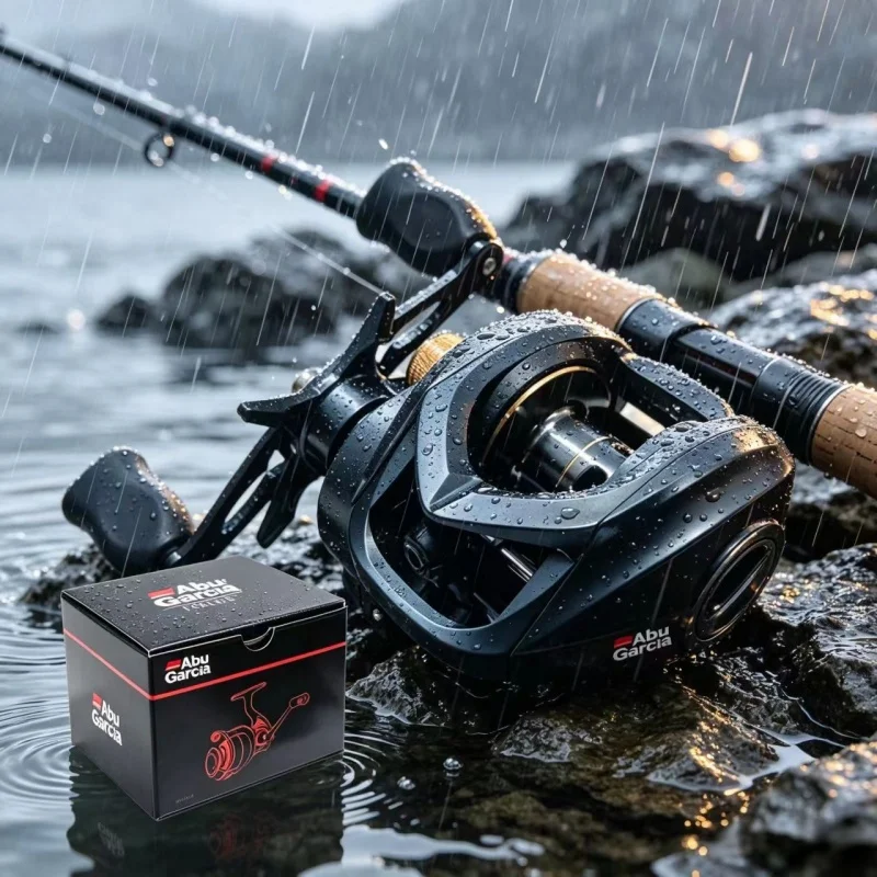Abu Garcia Neue Metall-Baitcasting-Rolle 18KG Max. Bremskraft mit Hoch- und Niedriggeschwindigkeits-Schutzlager Starkes Salzwasser-Angelgerät – Detail 3