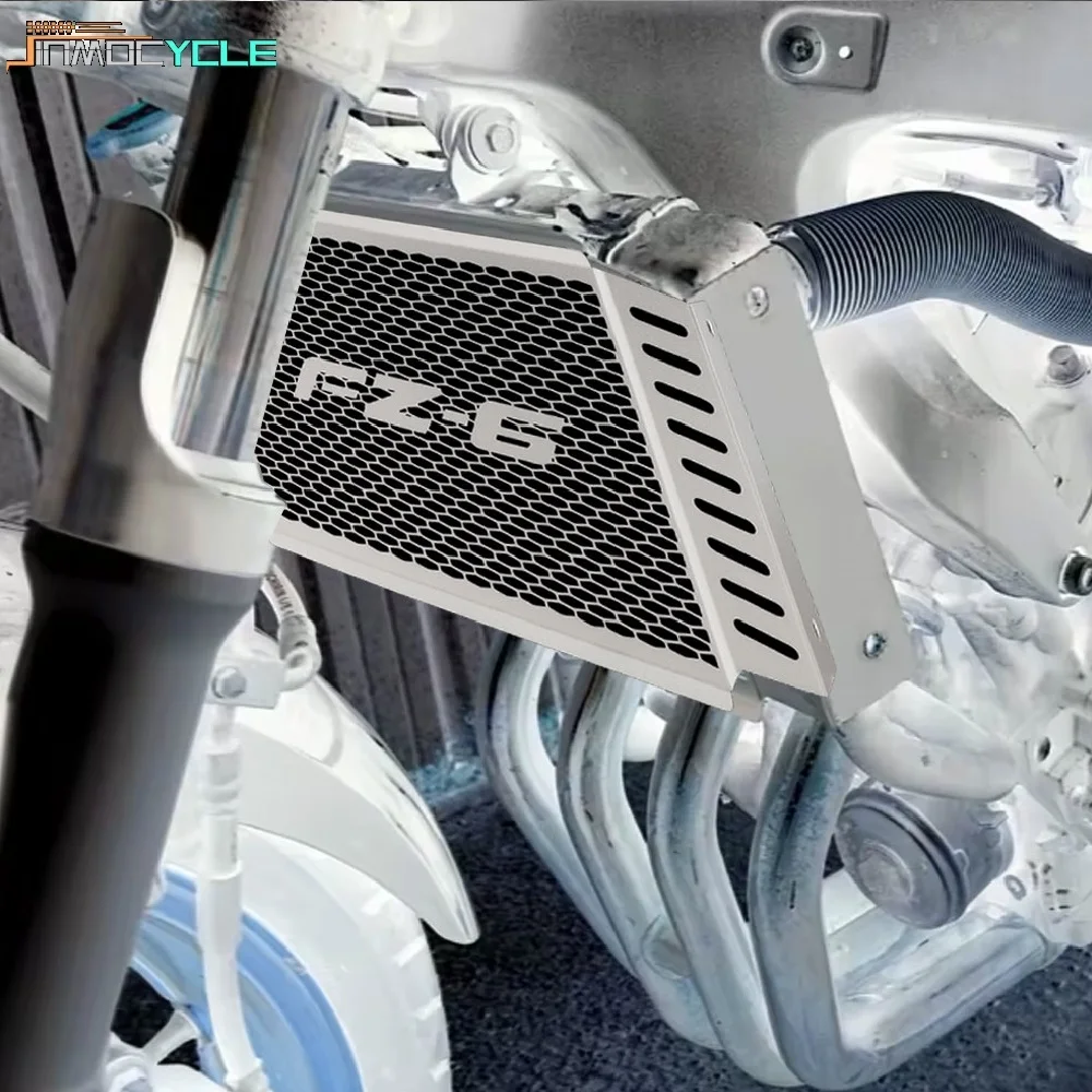 

Motorcycle Accessories Radiator Guard Grill Engine Cooler Cover Protector FOR YAMAHA FZ6 Fazer 2007 2008 2009 2010 FZ-6 FZ6FAZER