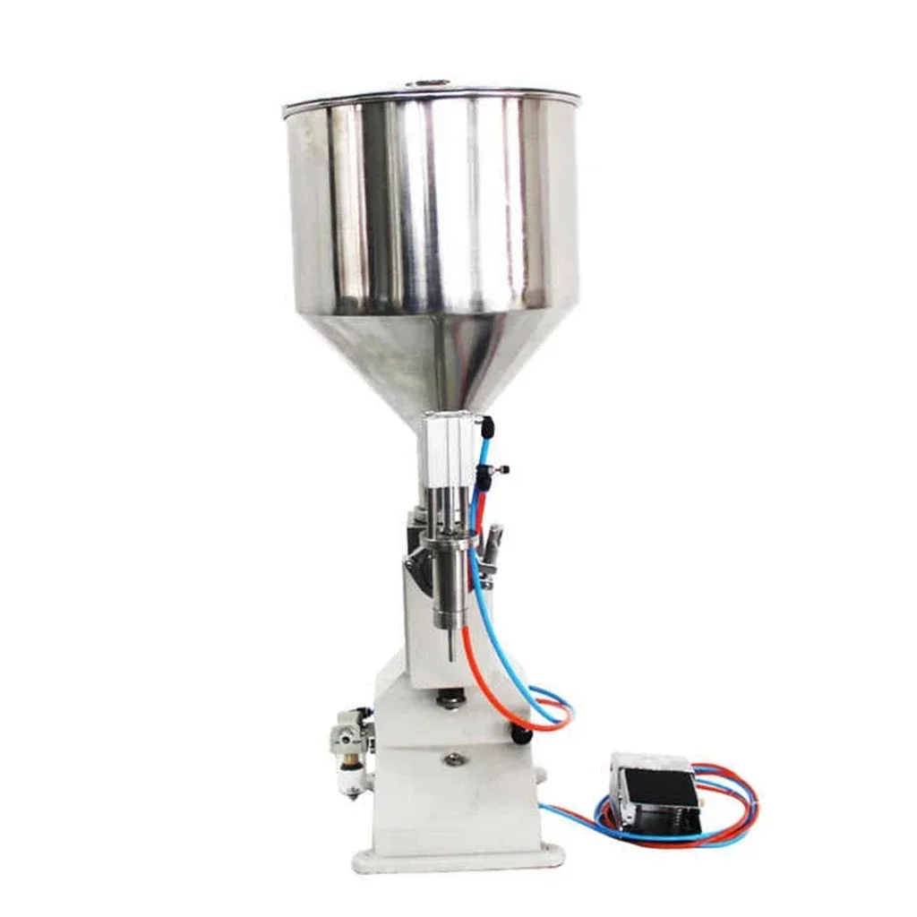 For A02 Semi-automatic High Precision Pneumatic Vial Paste Cosmetic Liquid Filling Machine