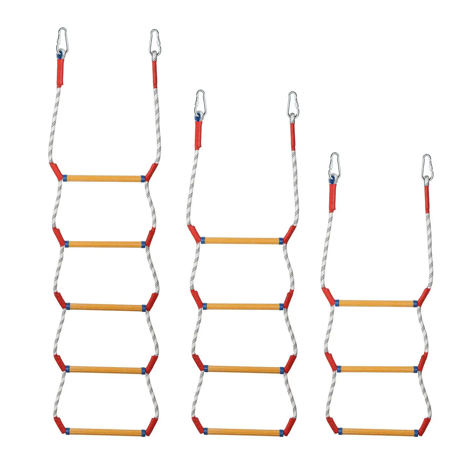 Boat Rope Ladder Swim Ladder,Boat Ladder Extension Resin Ladder Marine Rope Ladder Climbing Ladders for Kayak Inflatable Boat