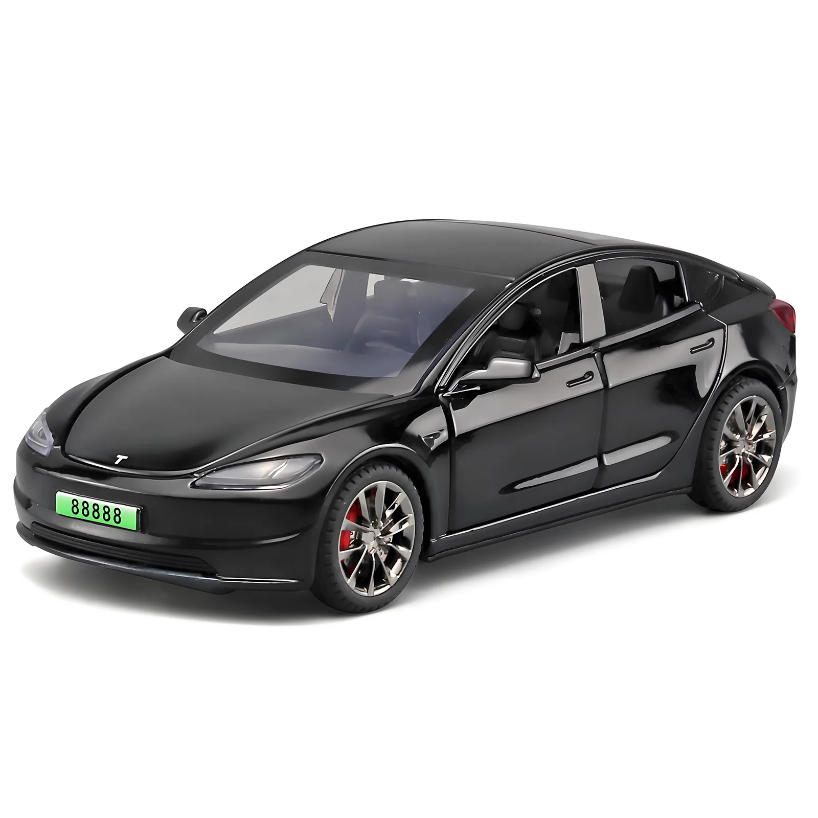 1:32 Tesla Model 3 Simulation Alloy Model Car Toy Diecasts Metal Casting Sound and Light Car Toys Vehicle A941