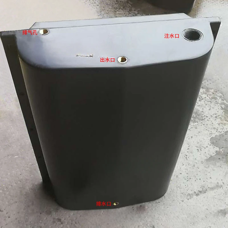 RV trailer water tank 75L chassis type plastic water tank hoisting type 120L clean water tank