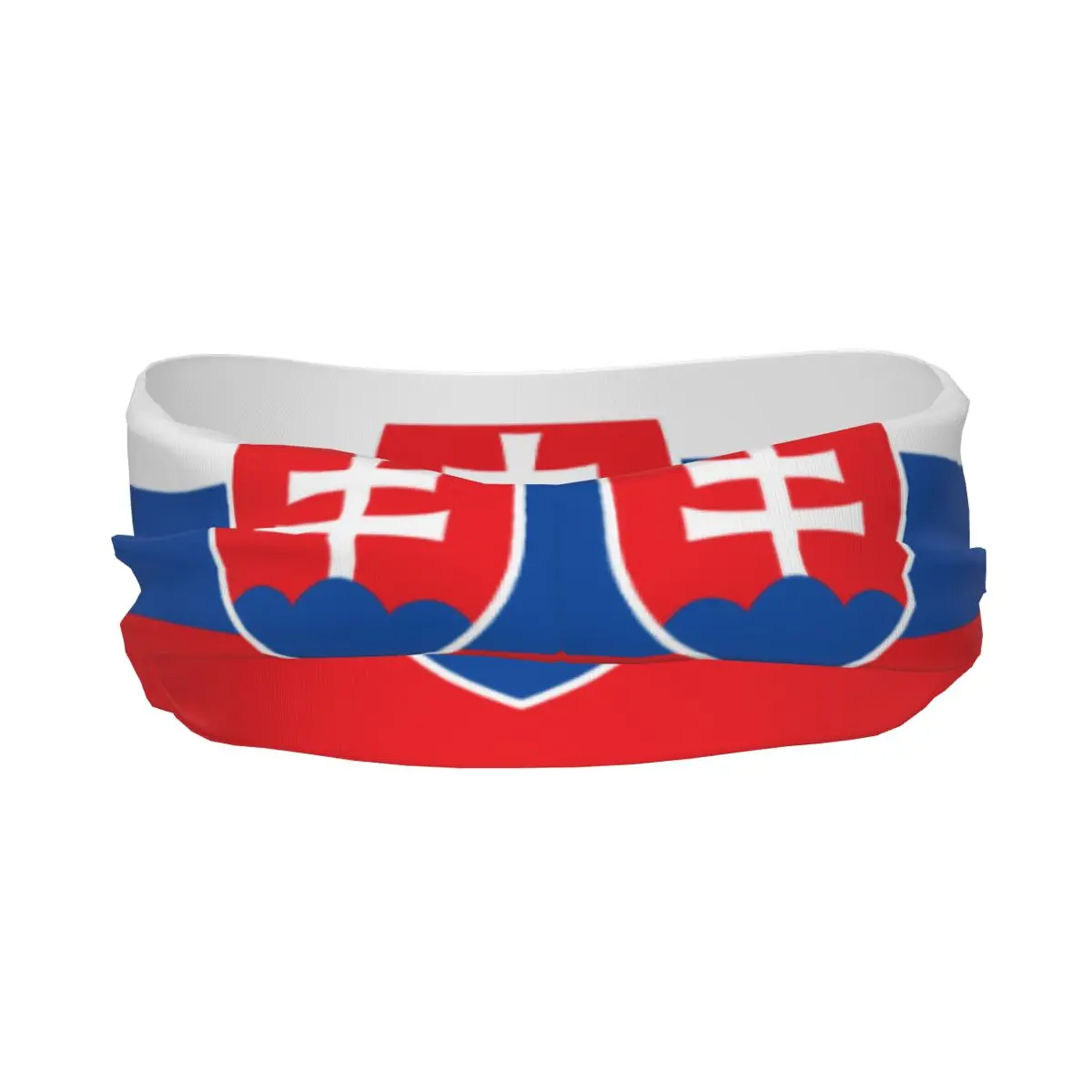 Sports Sweatband Breathable Headband Sweat Hair Head Band Flag Of Slovakia Yoga Headband